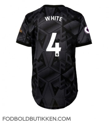 Arsenal Benjamin White #4 Udebanetrøje Dame 2022-23 Kortærmet